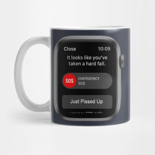 Apple Watch Fall Detection Just Drunk Parody Mug